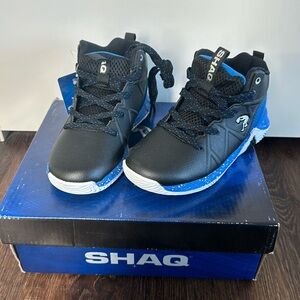 Kids' Black and Blue Sneakers